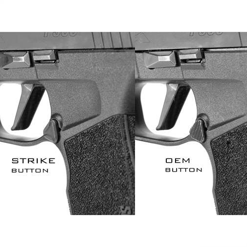 Extended Mag Release for Sig Sauer P365 XMACRO - Reversible Stainless Steel Upgrade