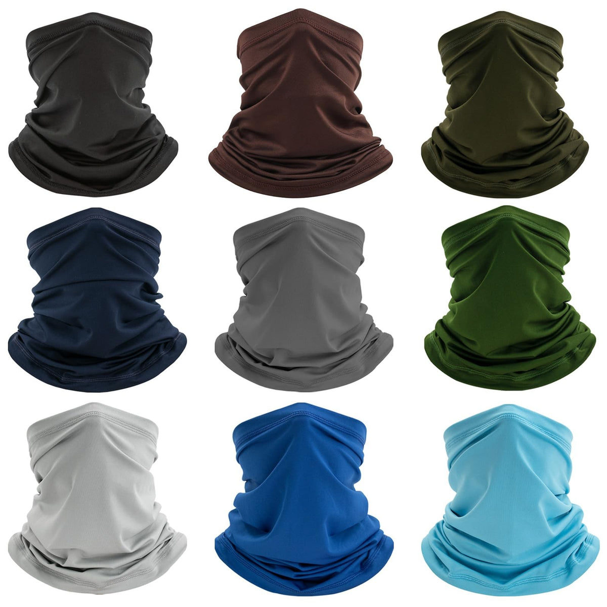 Cooling Neck Gaiter UV Face Mask Cover Sun Protection Balaclava Set