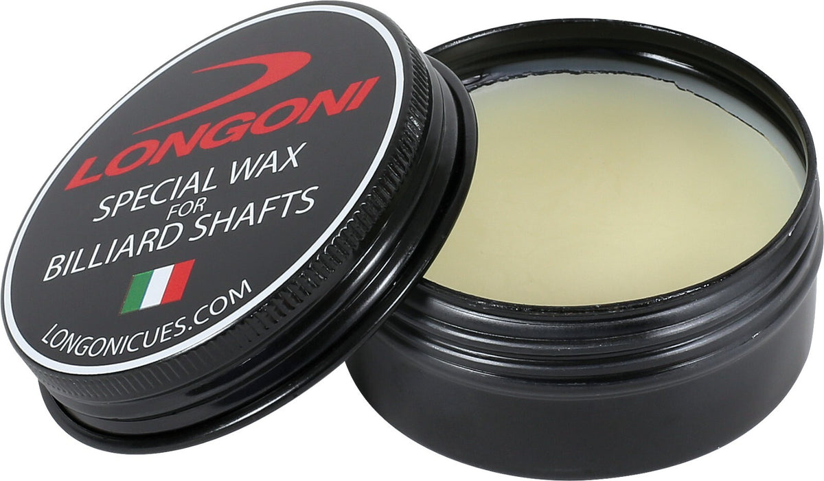Special Wax for Wooden Billiard Cue Shafts - 1 oz, Longoni