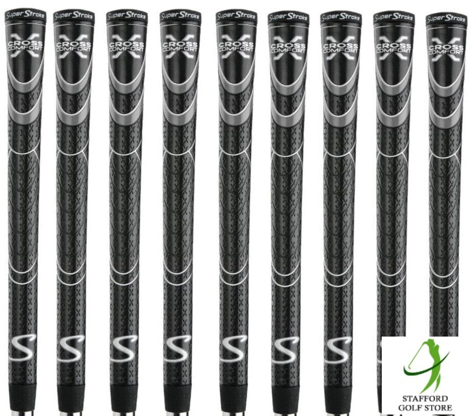 Golf Grip Set - Super Stroke Cross Comfort Undersize, Standard, Midsize & Jumbo