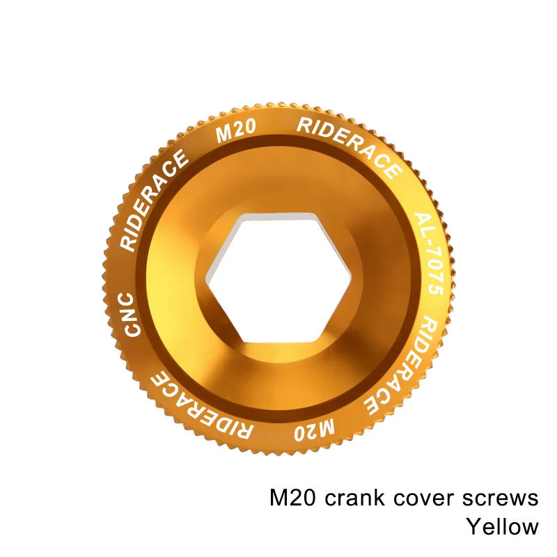 Bike Crank Arm Fixing Bolt Set Aluminum Alloy MTB Road Bike Replacement Caps