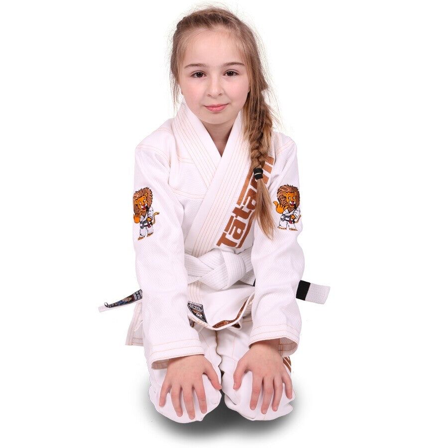 Kids Animal BJJ Gi - Fun Childrens Martial Arts Uniform, White