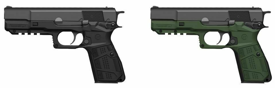 Grip and Rail System for Browning FN Hi Power HPC Black
