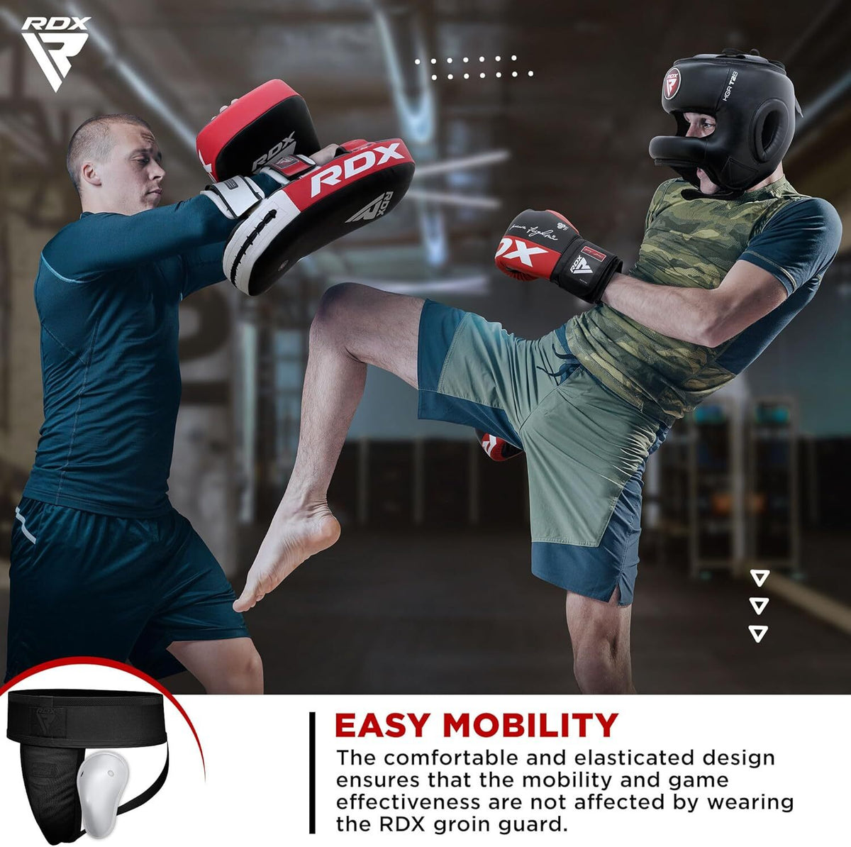 Boxing Groin Guard for Muay Thai, Kickboxing & Martial Arts - Impact Protection