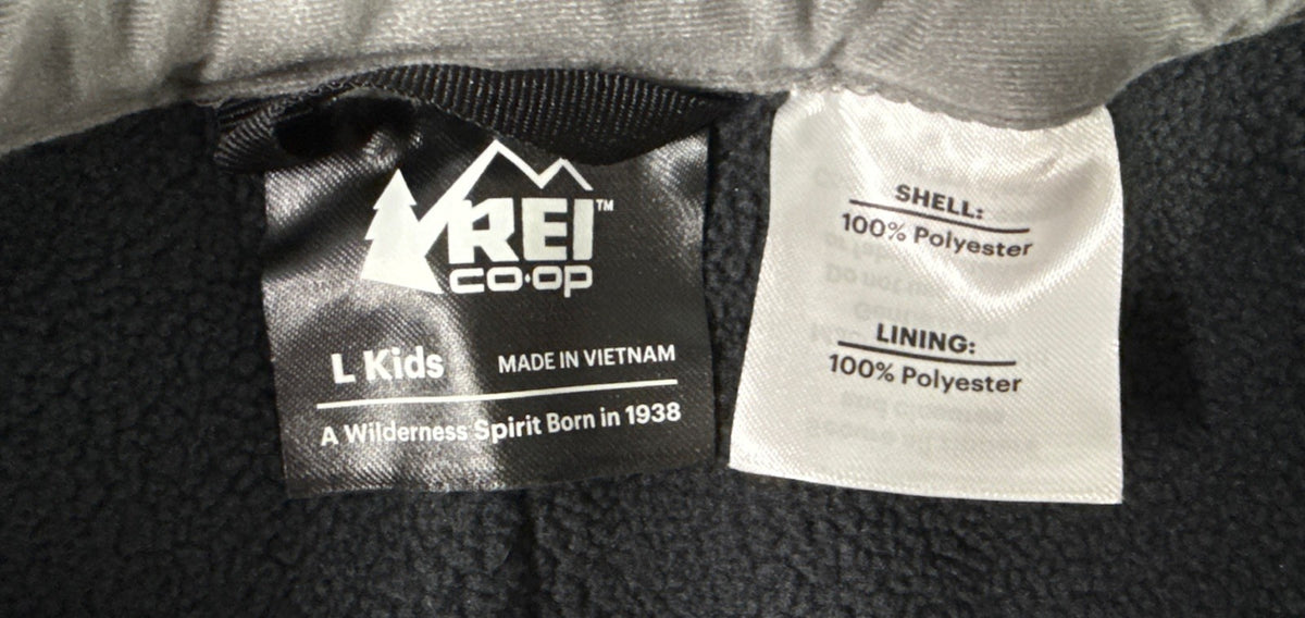Kids Winter Fleece Pants - Versatile Outdoor & Casual Wear, Size L