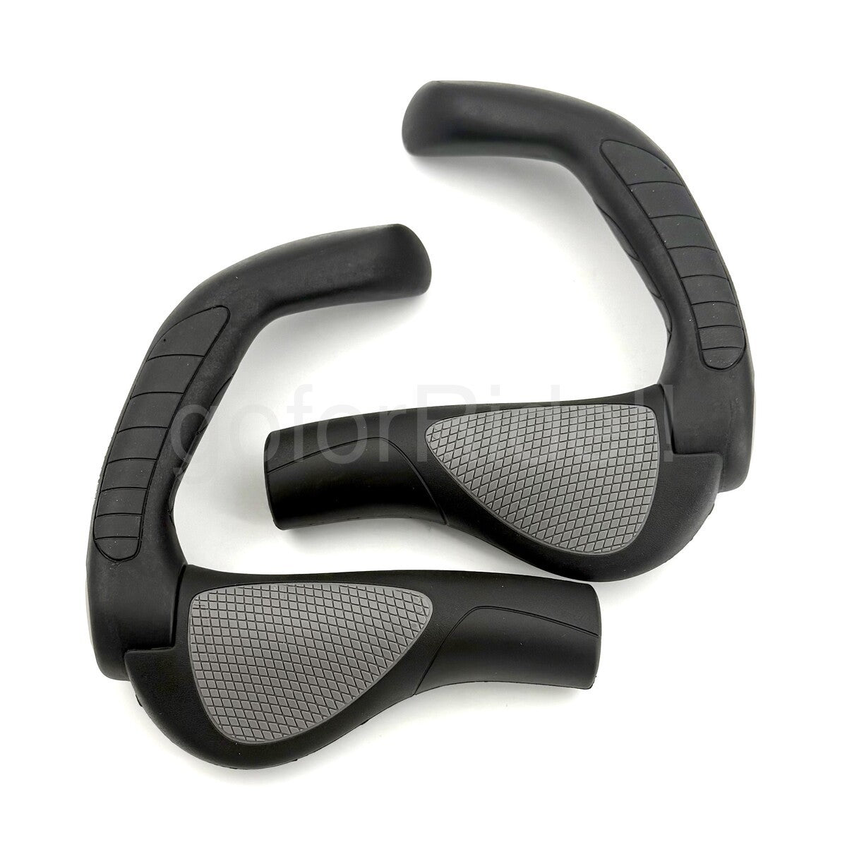 Ergon GP5 Large Lock-On Bike Grips for Touring & E-Bikes Black/Gray