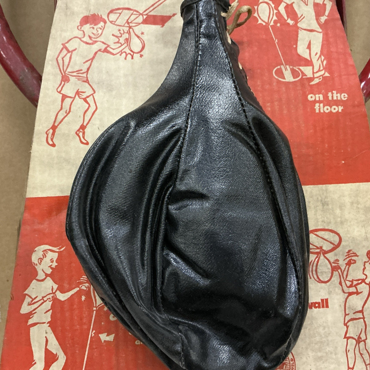 Child's Boxing Bag Vintage Punching Bag for Kids Training - Heavy Strike Bag