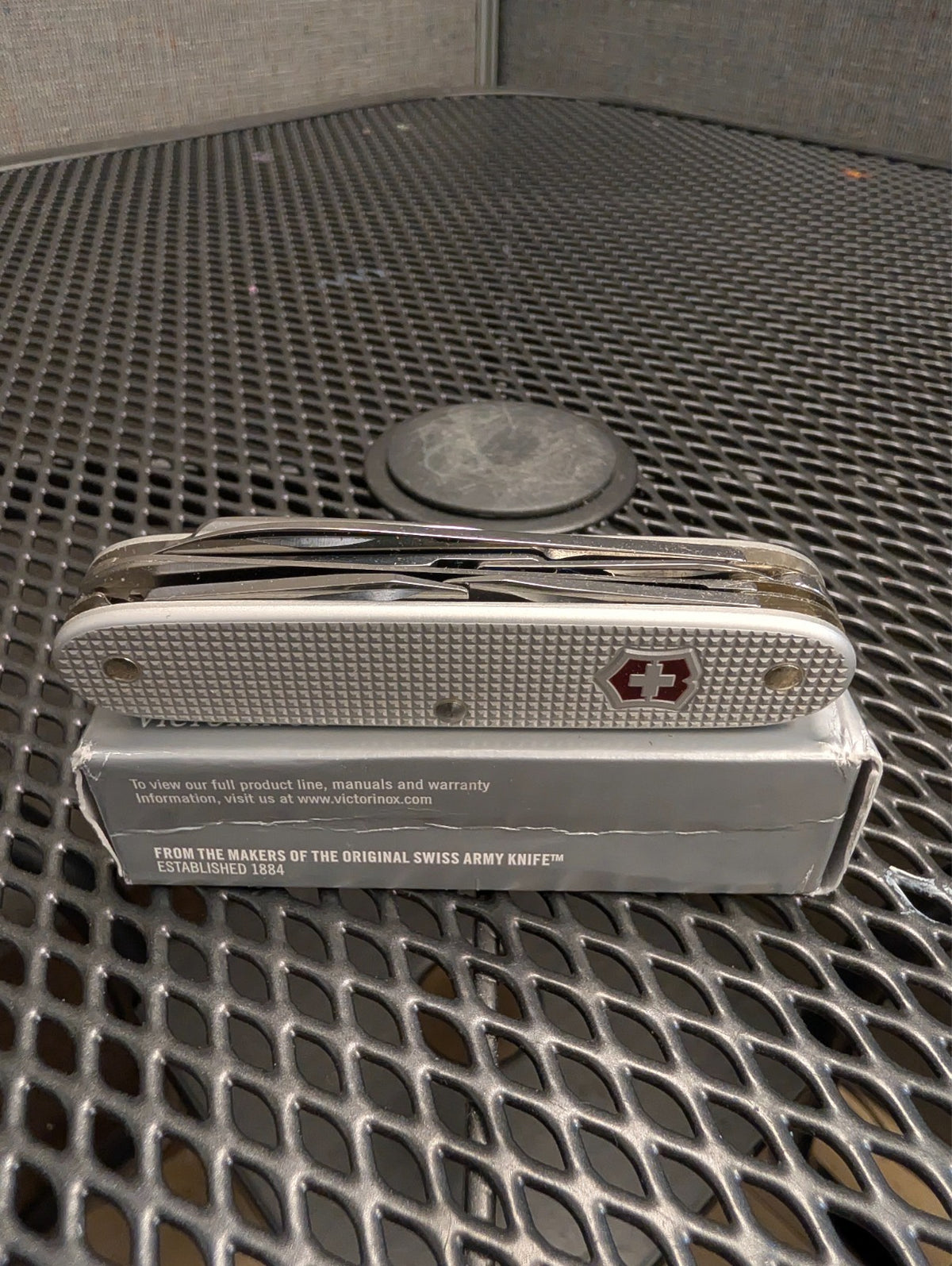 Victorinox Farmer X Silver Alox Swiss Army Knife with 10 Functions - New