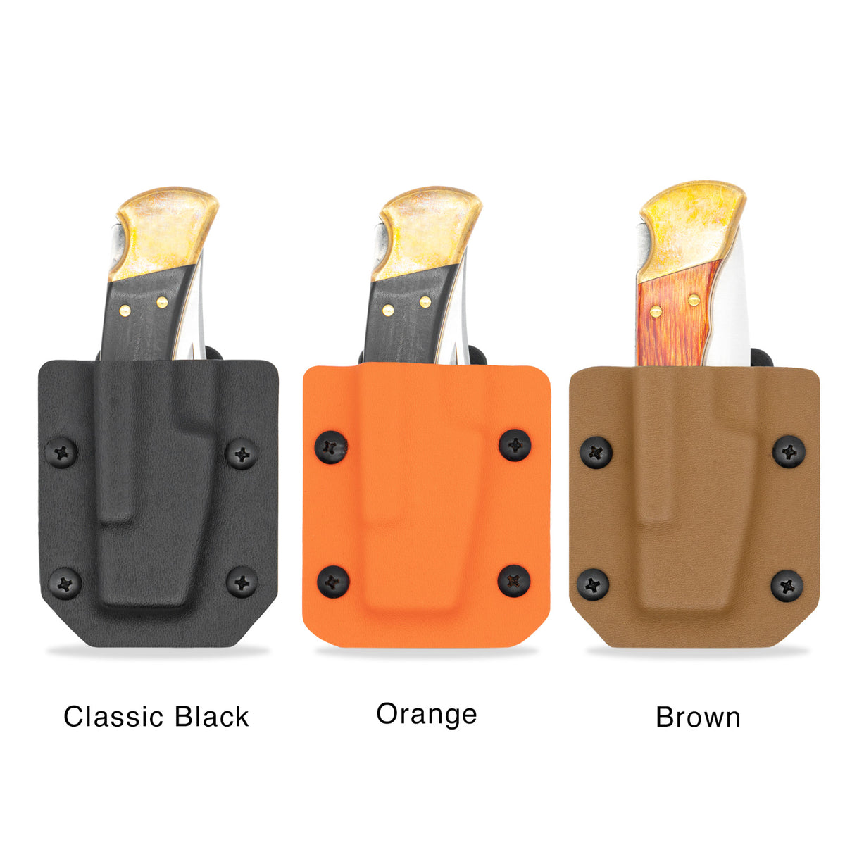 Kydex Sheath for Buck 110/112 Folding Knife - USA Made, Adjustable Carry Angle