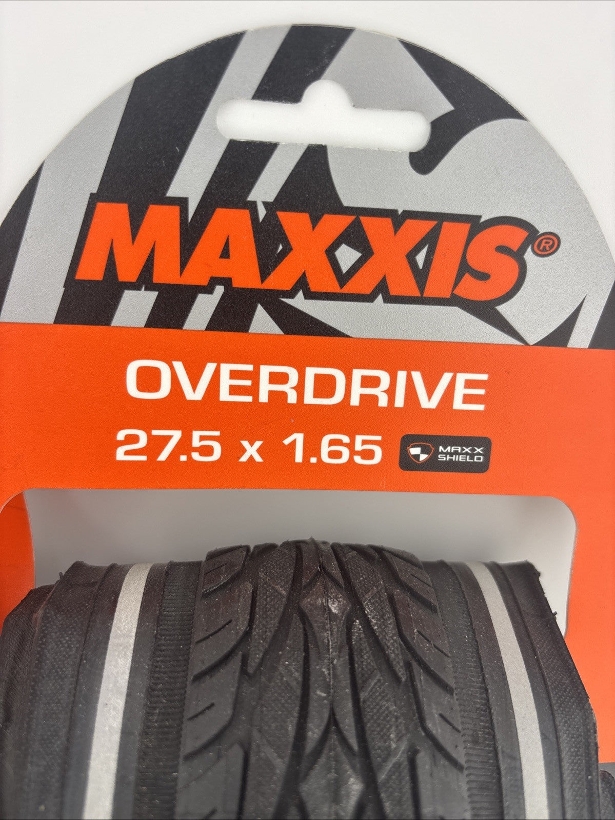 2 Pack 27.5 Inch Bicycle Tires - Maxxis Overdrive 1.65 Width Reflective Road Bike Tires