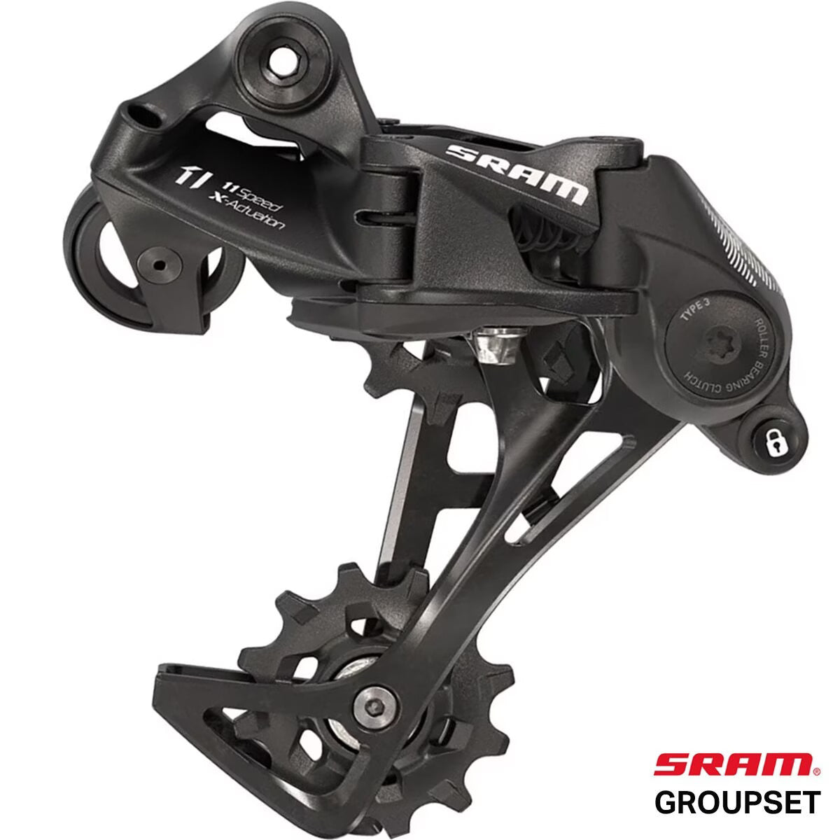 SRAM NX 1x11 Bicycle Rear Derailleur Long Cage Black - Mountain & Road