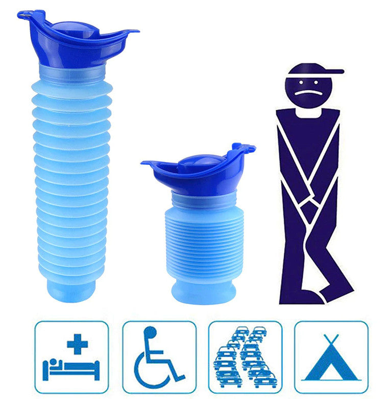 Portable Urinal Bottle for Men Women Travel Camping Car Emergency Kit