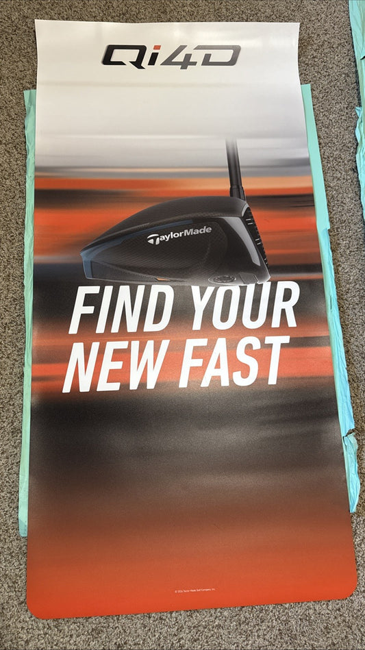 Magnetic Door Sign for Golf Pro Shop Advertising Display 52.5" x 25.75"