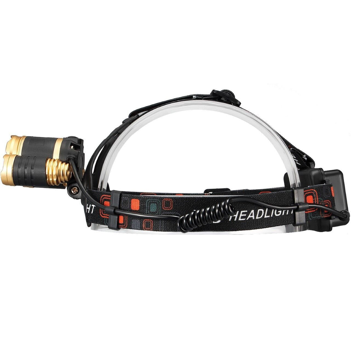 Rechargeable LED Headlamp with Zoomable Focus 990000LM Waterproof Torch