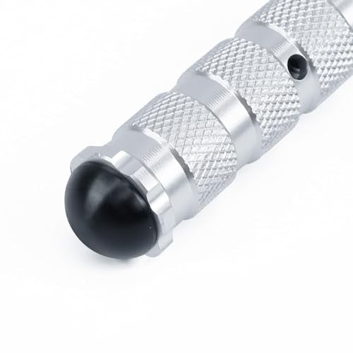 Universal 8mm Motorcycle Foot Pegs with Bolts - Anti-Slip Aluminum Pedals