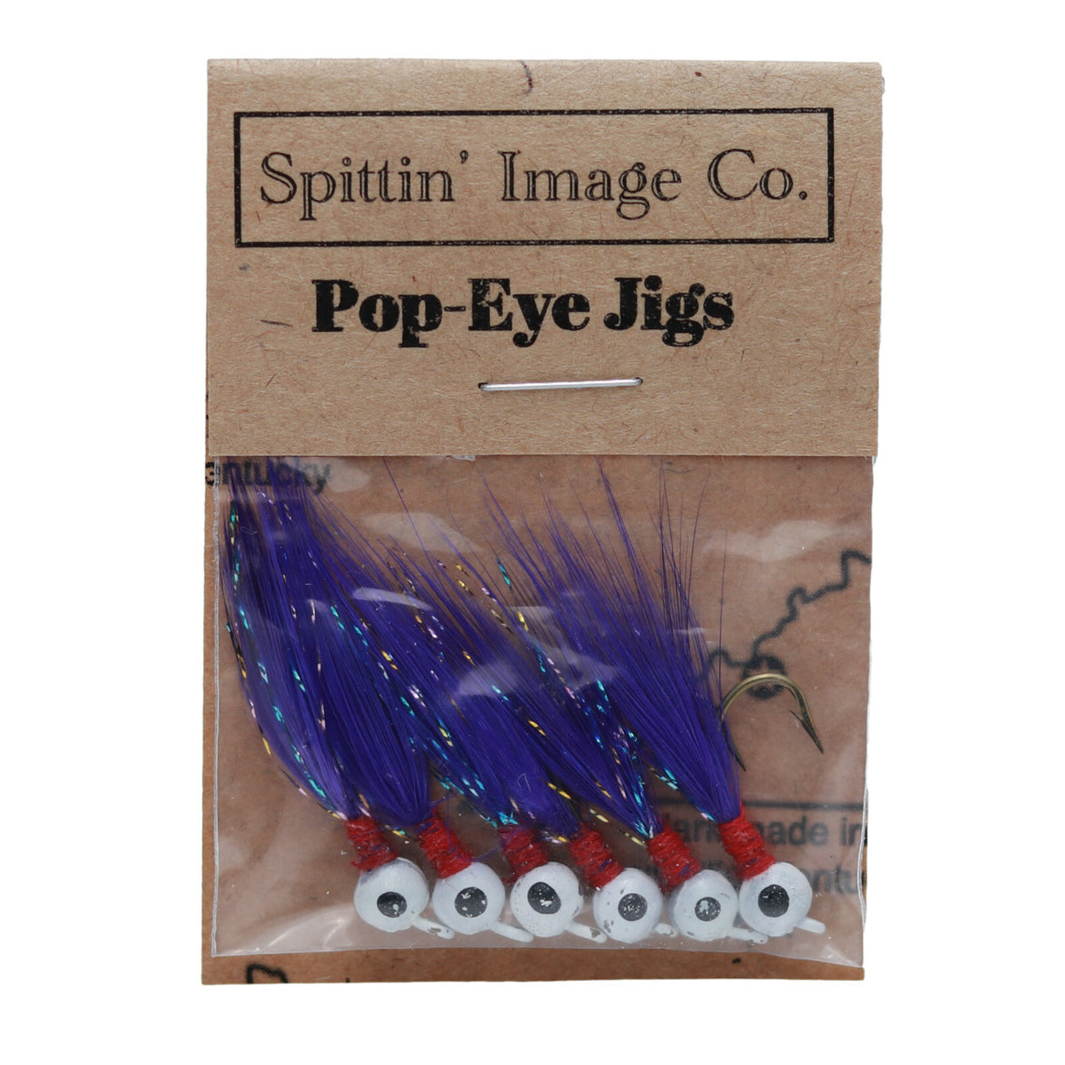 Artificial Fishing Jigs - 1/20 oz Flies with Hand Tied Feathers - 6 Pack