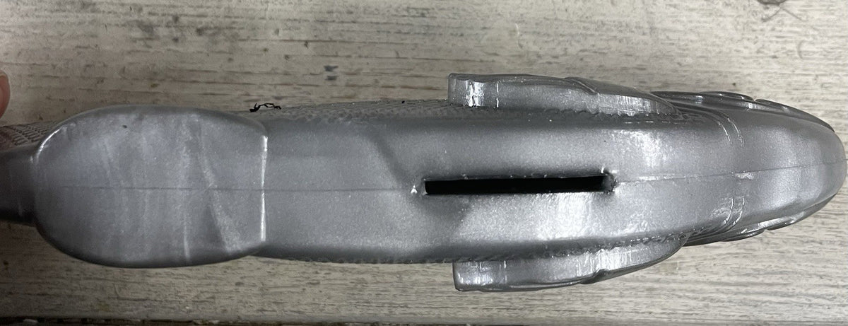 8-Inch Weedless Swimbait Silver Fishing Lure - Slow Retrieve Bait for Bass & Trout
