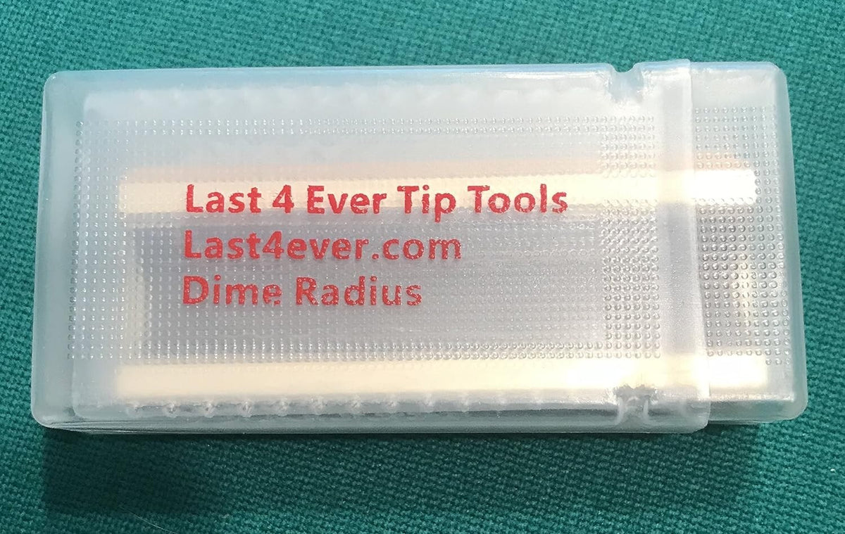 Last4Ever Pool Cue Tip Tool – Dime Radius Shaper & Sanding Tool