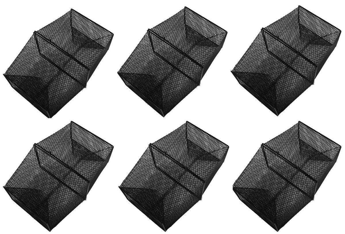 6-Pack Fish & Shrimp Traps 20x12x10 Inches for Crayfish & Prawns
