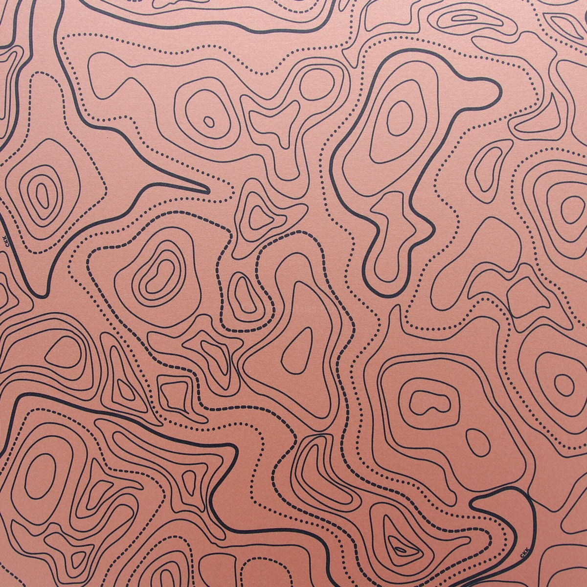 KYDEX Infused Topographic Map Camo Sheet - Multiple Sizes & Patterns