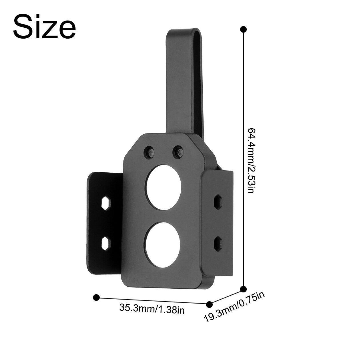 Magnetic Magazine Holder Clip for Metal Magazines - Concealed Carry Accessory