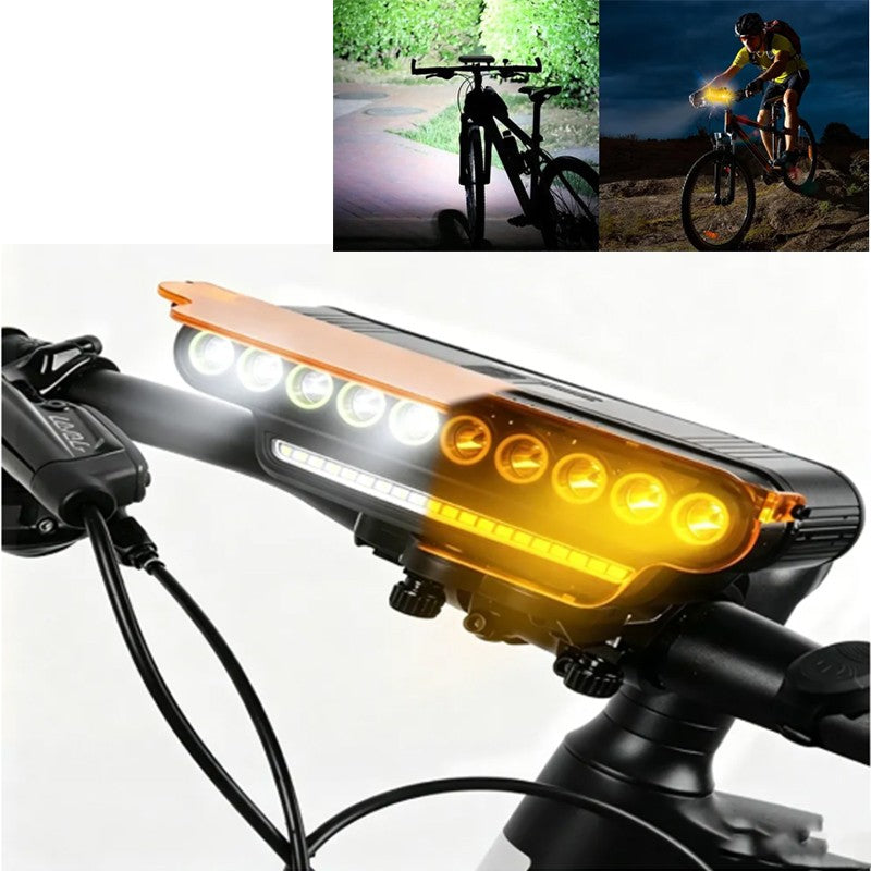 4000mAh Waterproof USB Rechargeable Bike Headlight with Remote Control