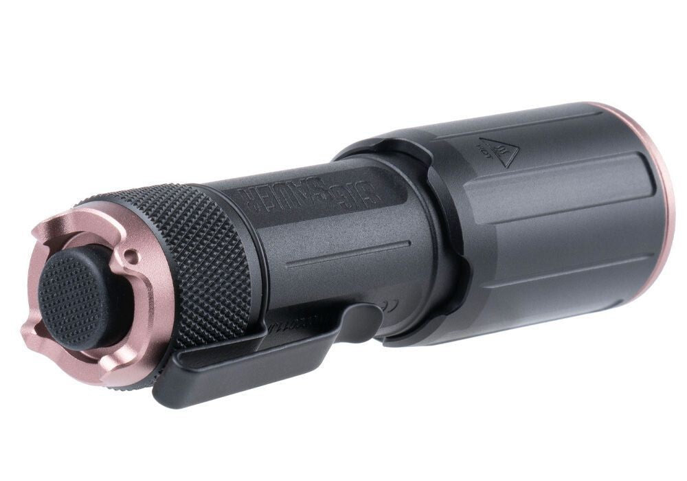 Rechargeable LED Flashlight 1350 Lumens for Personal Safety - Rose Edition