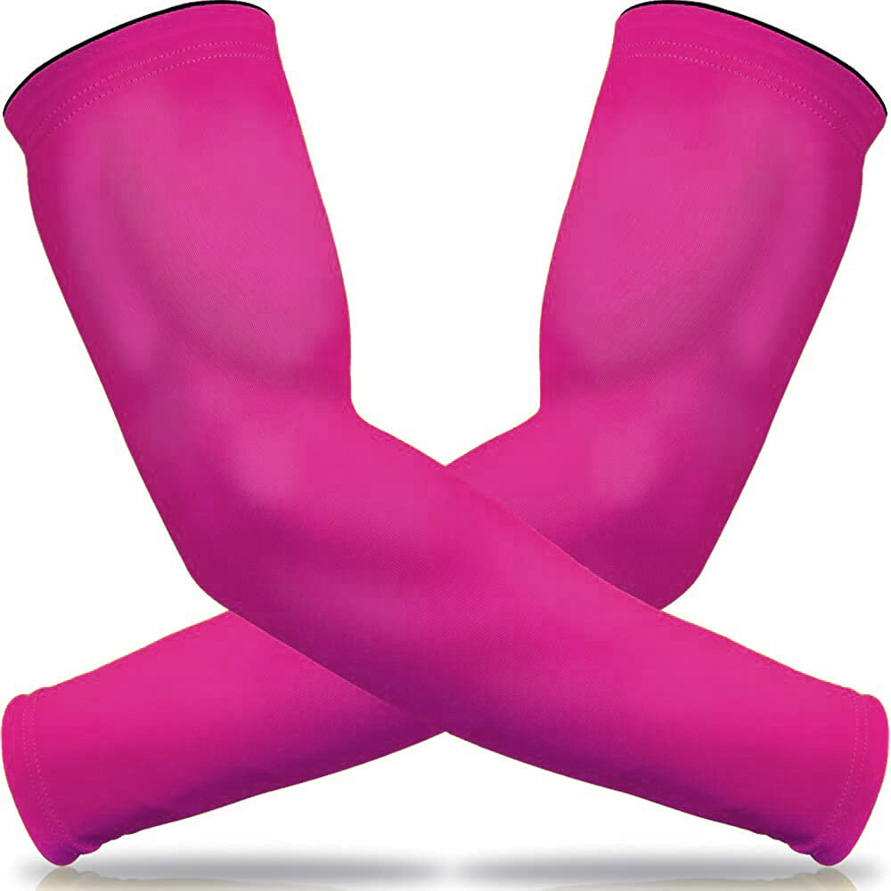 UV Protection Arm Sleeves for Men Women Cooling Compression Sunblock