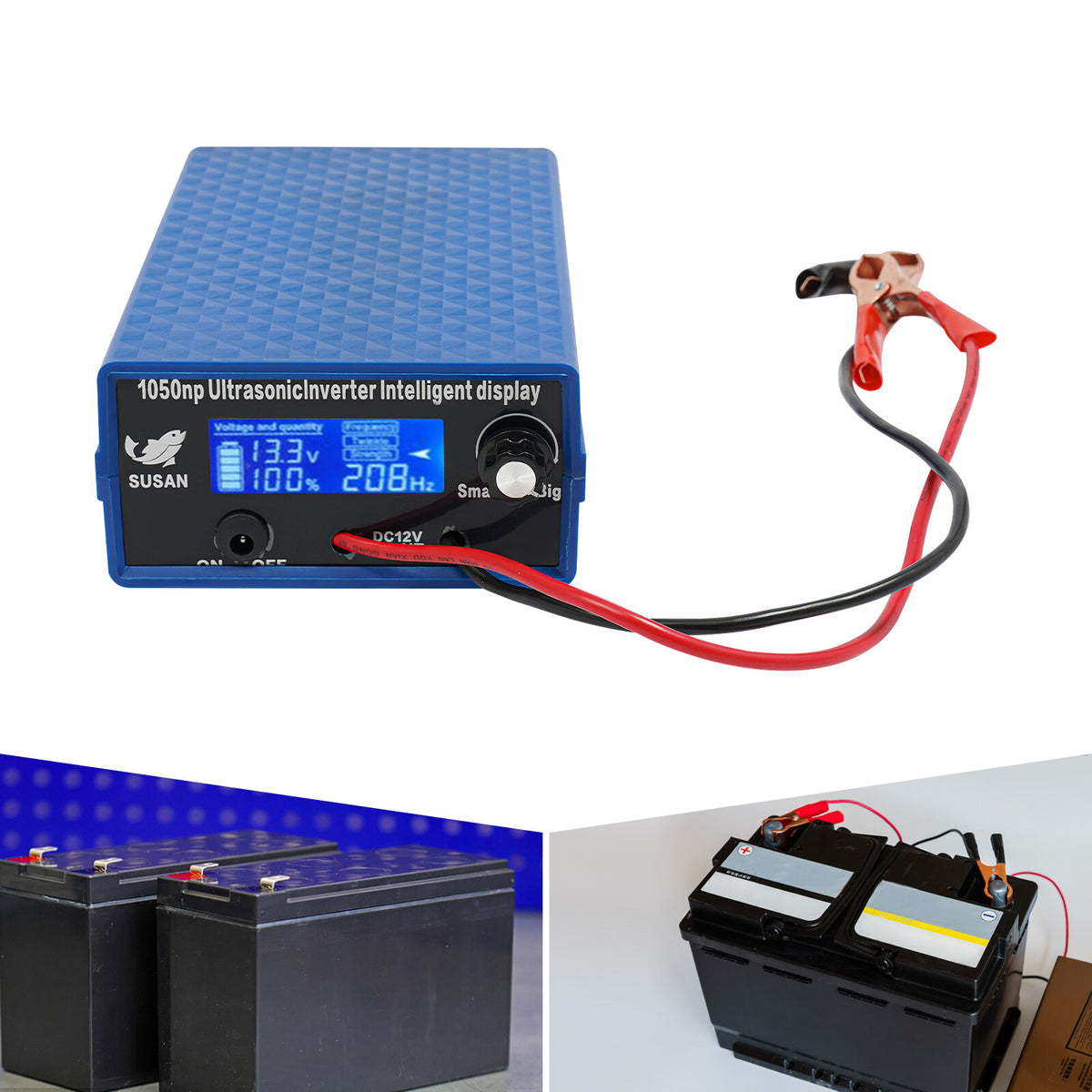 2000W Ultrasonic Fish Shock Machine for Fishing Stunner Inverter
