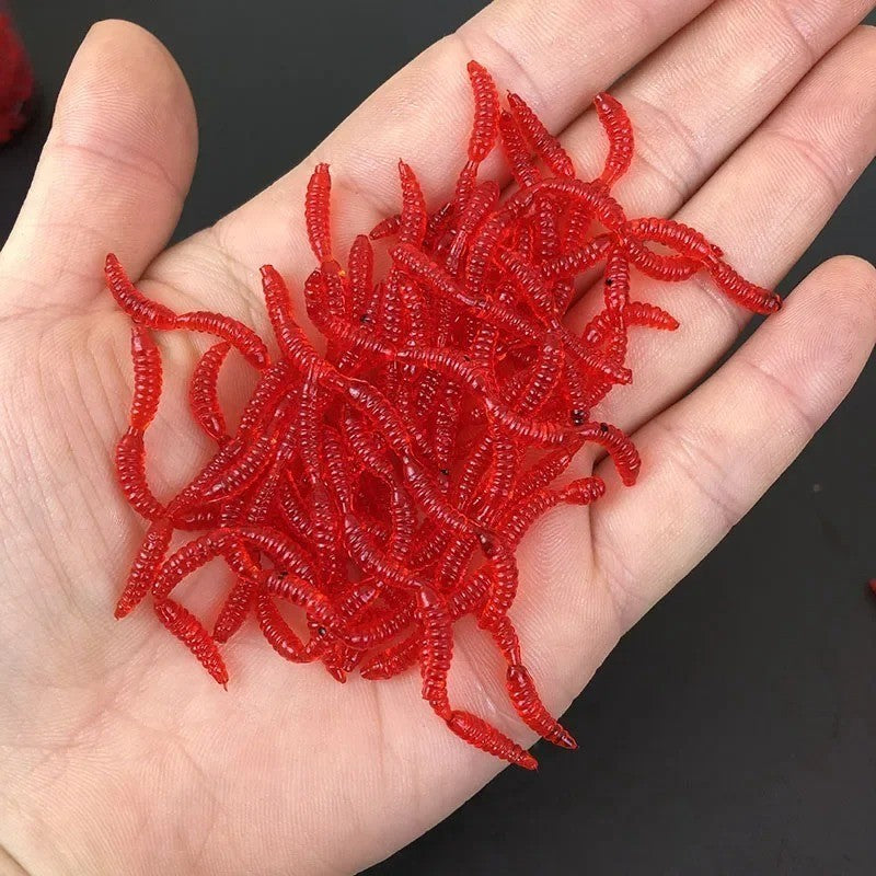 Artificial Earthworm Fishing Lures 5cm Soft Baits for Freshwater Fishing