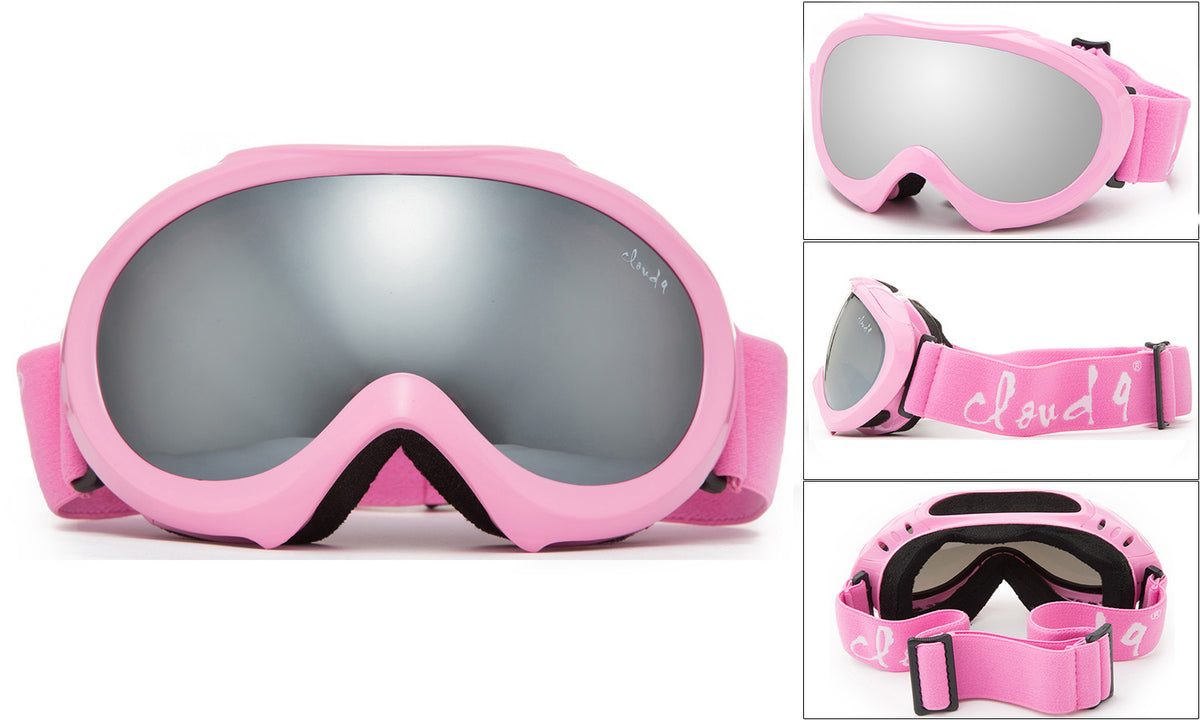 Kids Snow Ski Goggles Dual Lens Youth Ski Goggle with Pouch - Multiple Colors