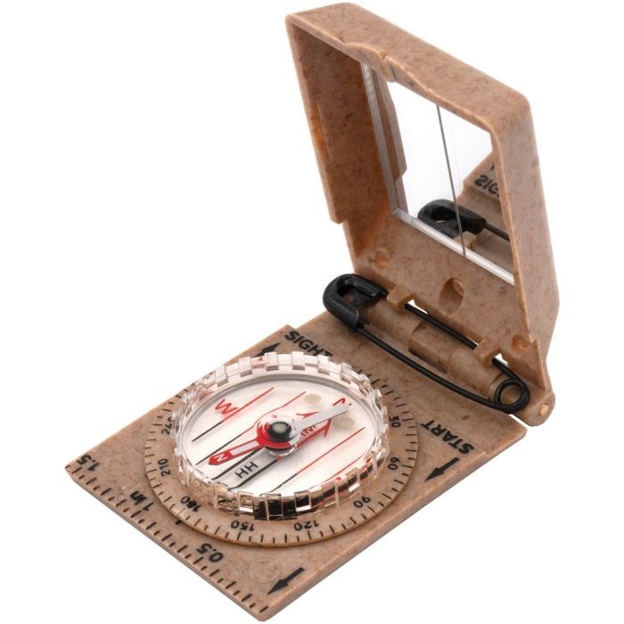 Mini Compass for Hiking Camping Outdoor Navigation with Luminous Markings