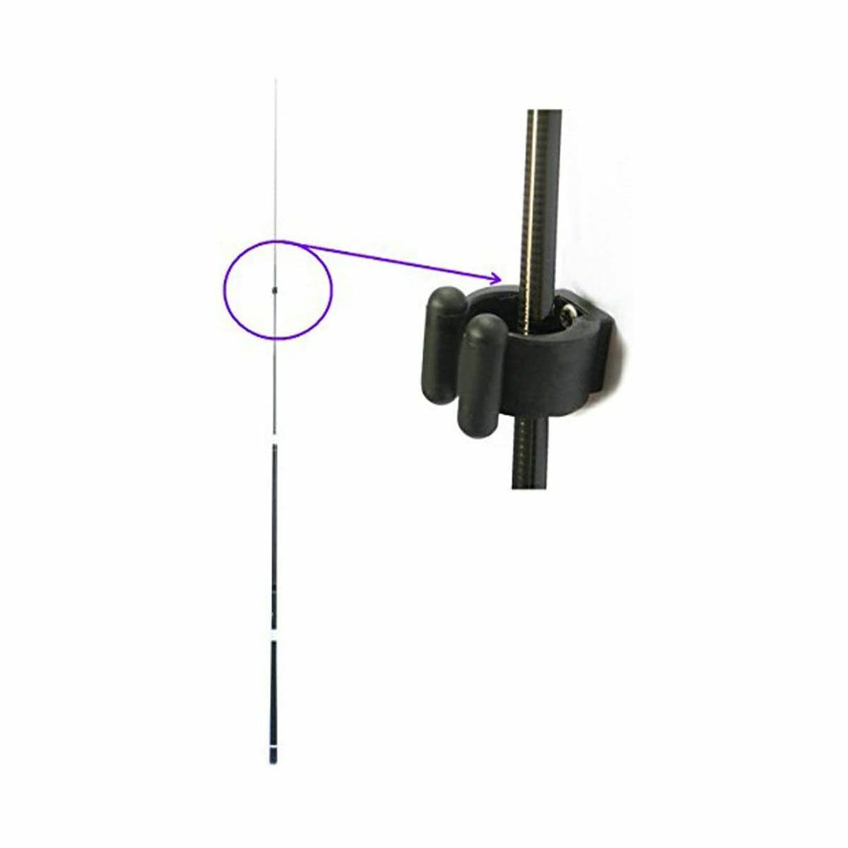 Wall Mounted Fishing Rod Storage Clips Clamps Organizer - Pack of 10, 20, or 30