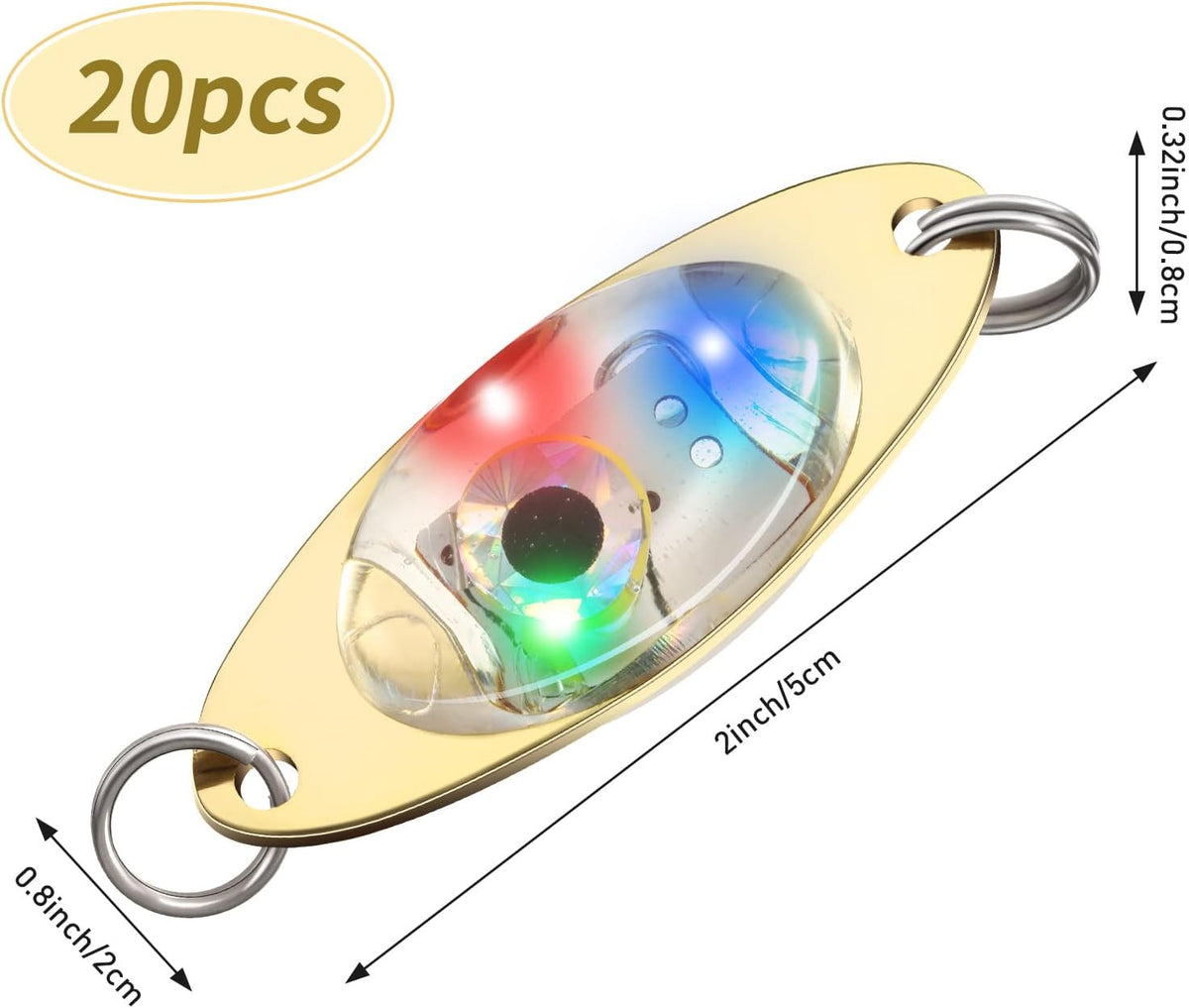 LED Fishing Lures Set - Underwater Flasher Baits for Saltwater & Deep Sea Fishing