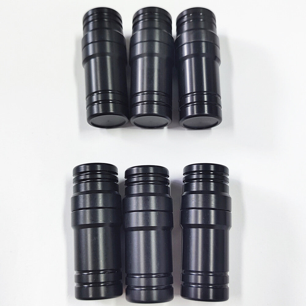 Joint Protectors for Billiard Cues – 3/8 x 10, 5/16 x 14, 5/16 x 18 Sets (Black)