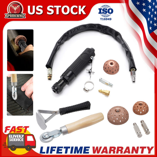 Air Tire Repair Buffer Kit with Polish Patch Tools 2500rpm Low Speed