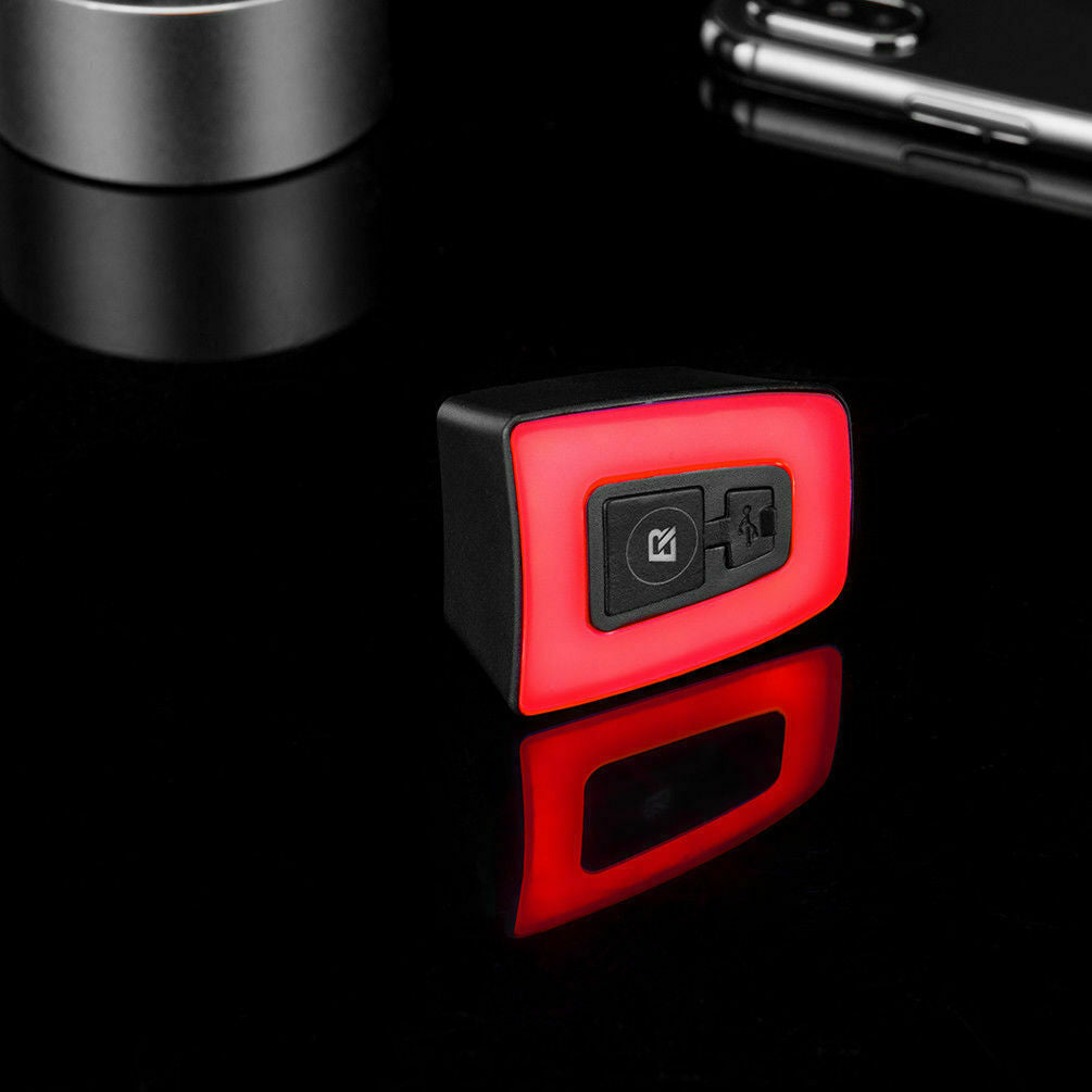Rechargeable Waterproof Bike Rear Light with Multiple Modes