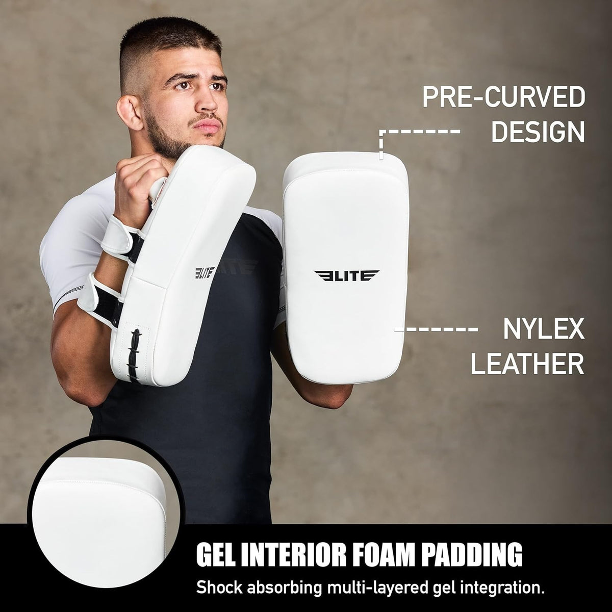Martial Arts Kickboxing Pad - Durable Shock Absorption Shield for Training