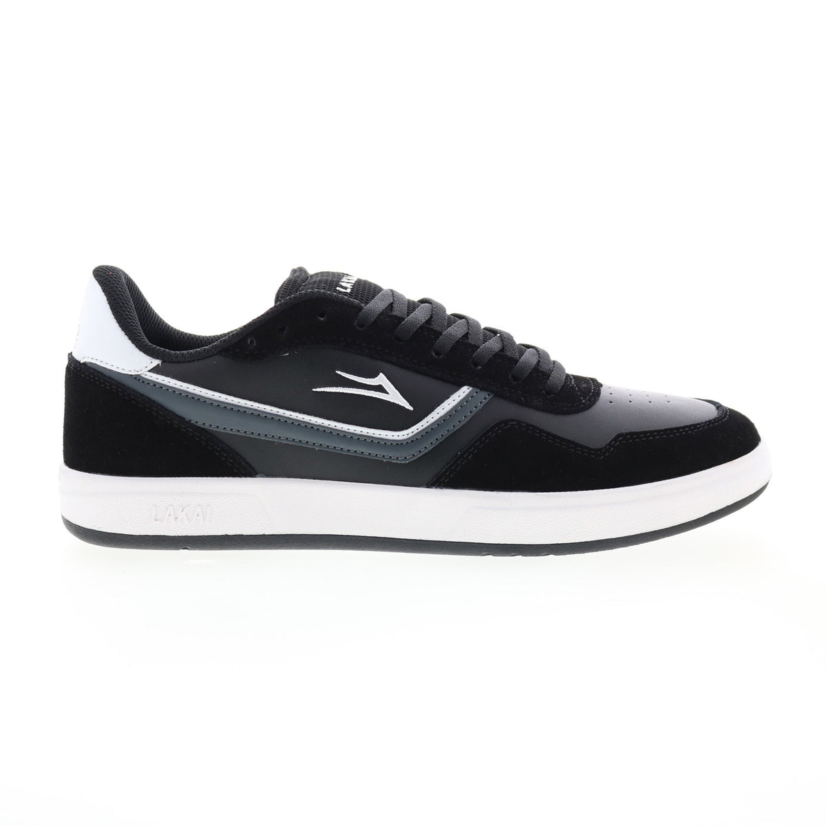Mens Black Suede Skate-Inspired Sneakers - Lakai Terrace Model