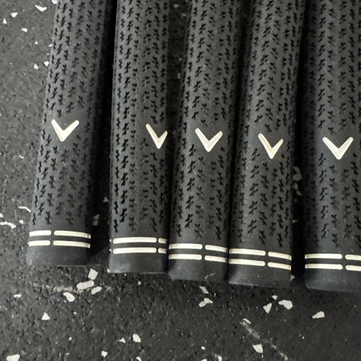 Callaway Lamkin Crossline 360 Golf Grips Set of 5 Black White Standard