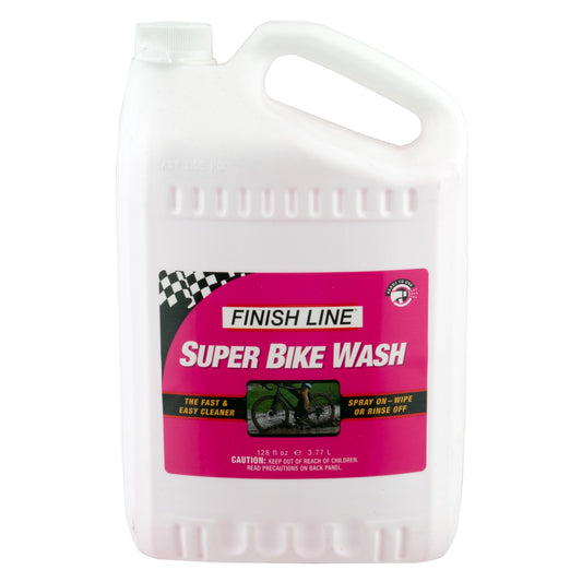 Finish Line Super Bike Wash 1 Gallon Pink Bike Cleaner & Degreaser