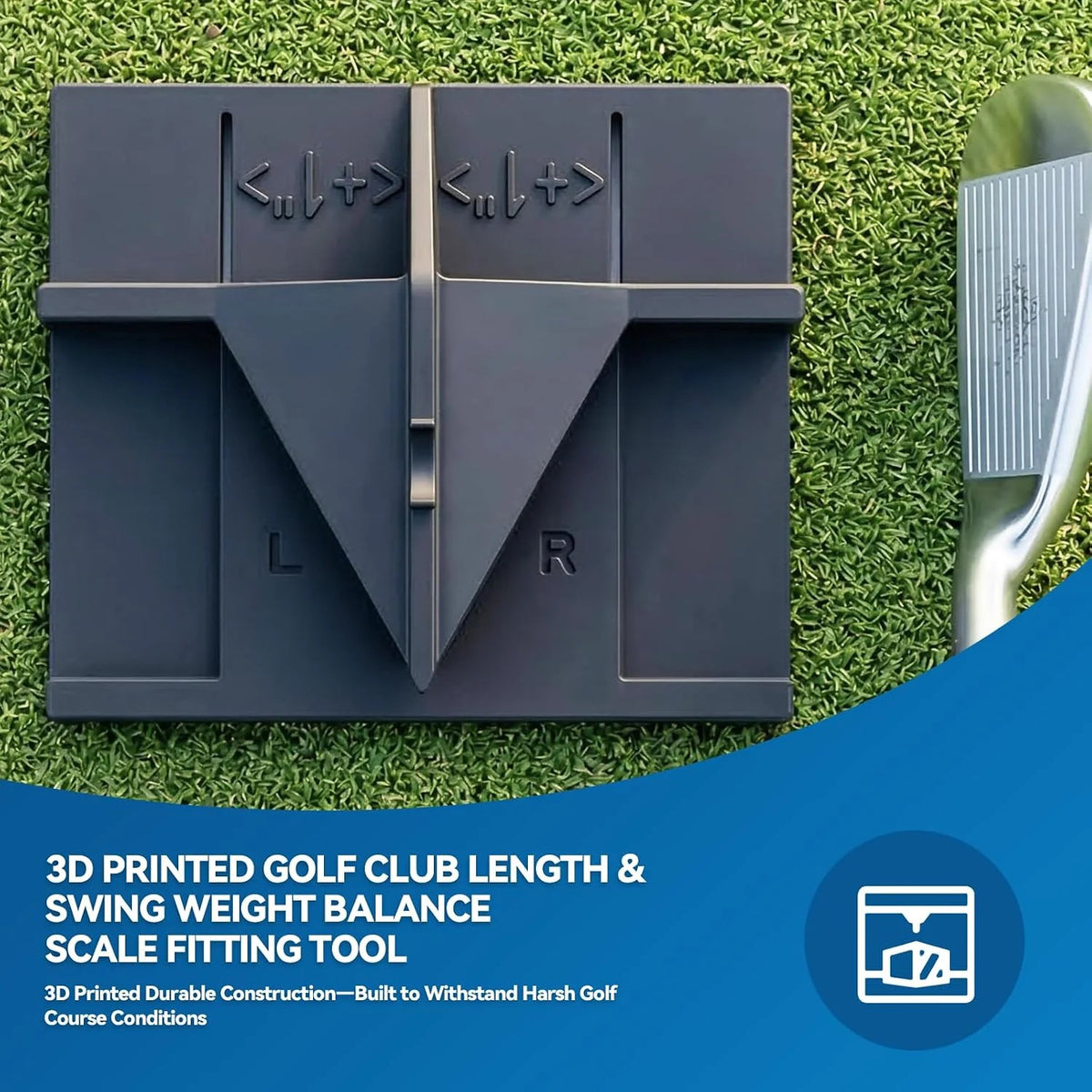Golf Club Length and Swing Weight Fitting Scale Tool - Accurate Measurement