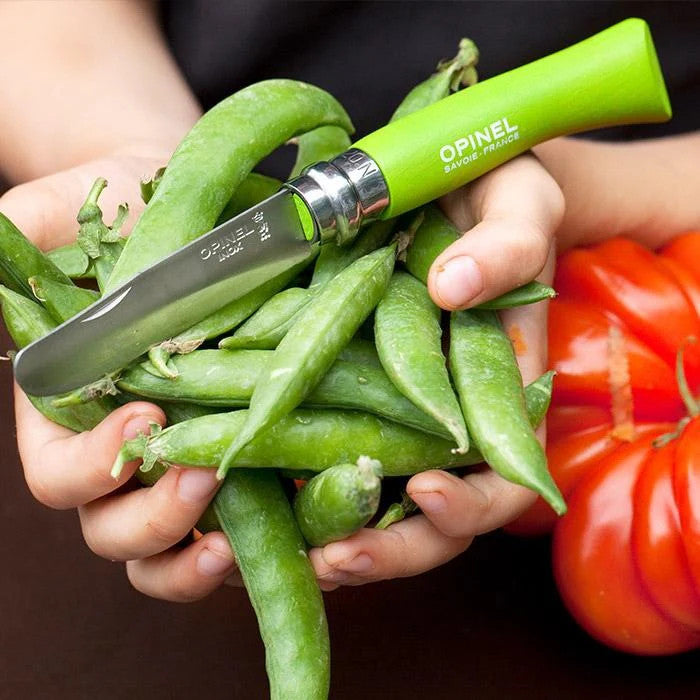 Opinel No 7 Folding Knife with Beechwood Handle and Stainless Steel Blade