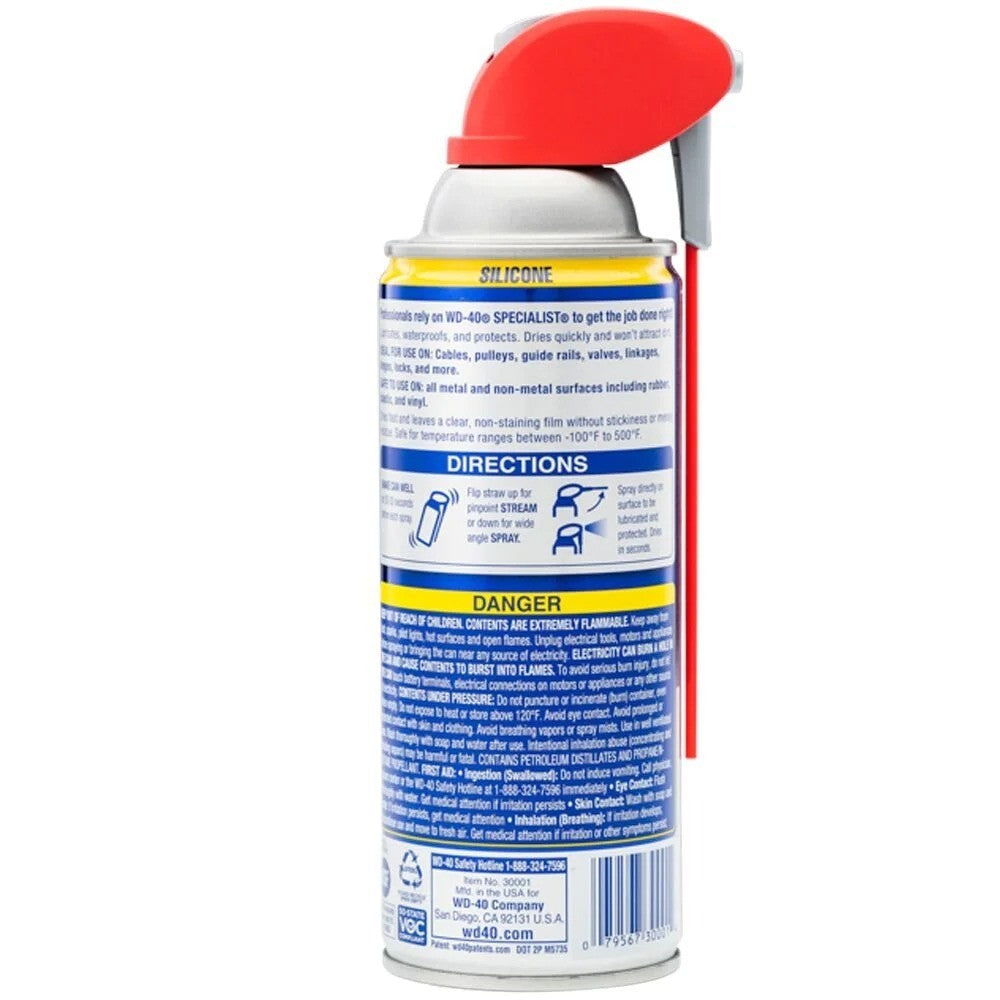 Silicone Lubricant Spray - Quick Drying, General Purpose 11oz Aerosol
