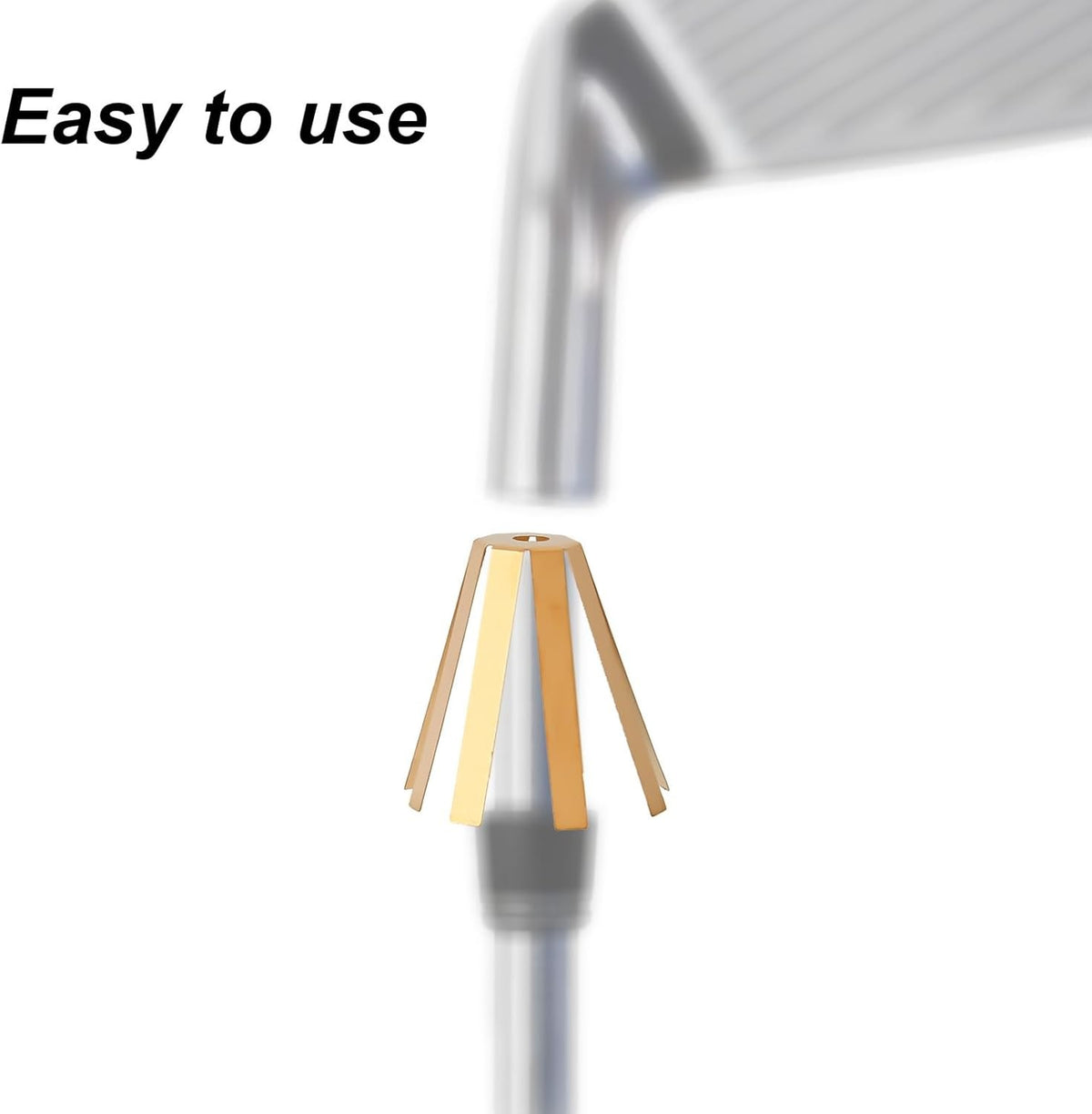 Universal Brass Golf Shaft Adapter Shims for .335 .350 .355 .370 Iron Shafts – 10 Pack