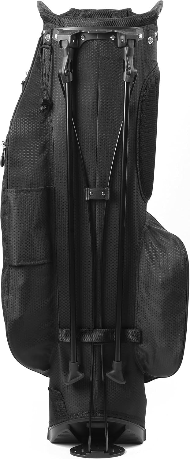 9.5-Inch 14-Way Golf Stand Bag with Full-Length Dividers and Multiple Pockets