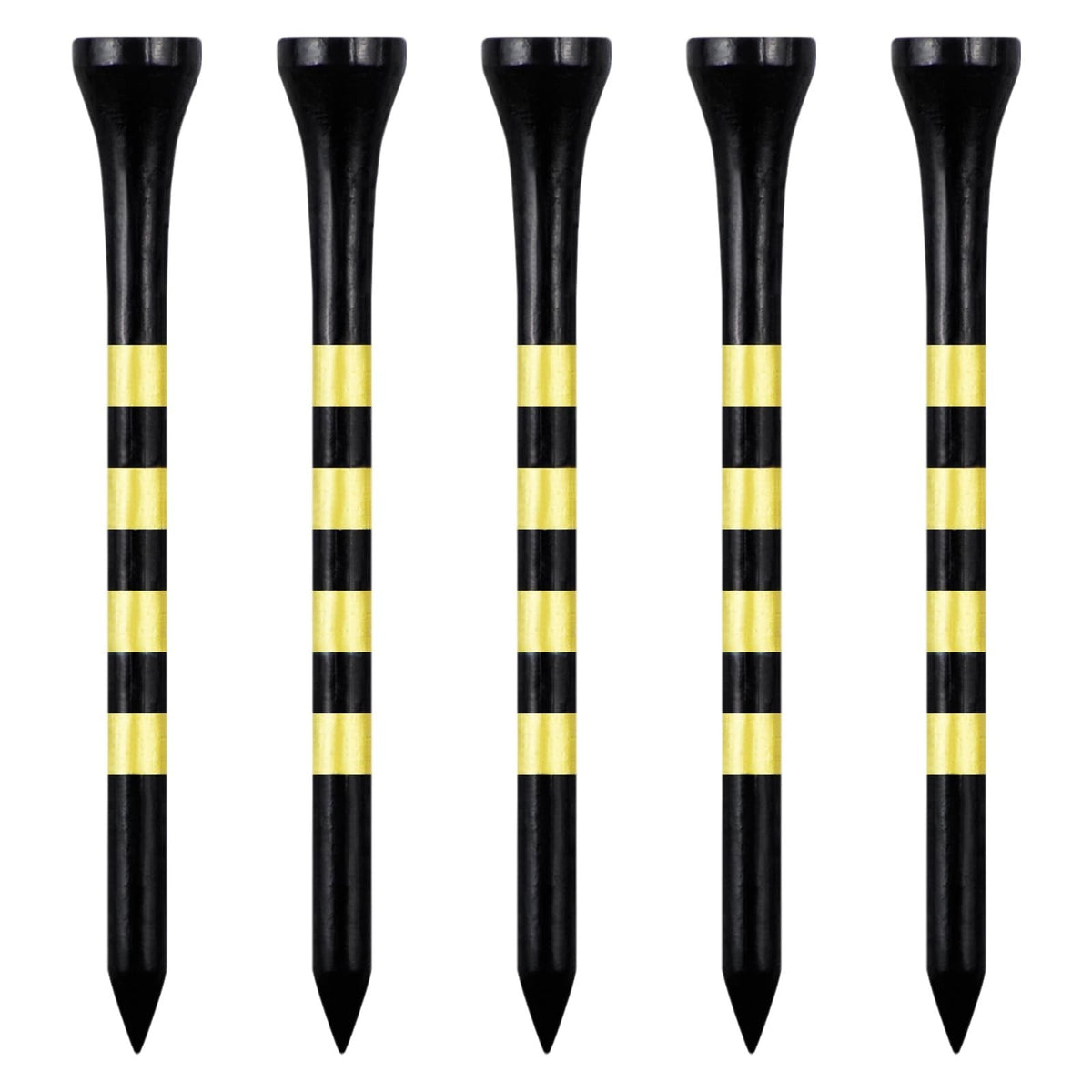 Wooden Golf Tees 3-1/4 Inch Pack of 100 Bamboo Golf Tees Biodegradable