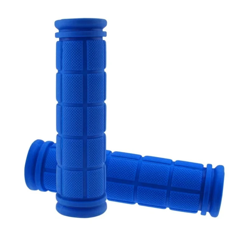 Bike Handlebar Grips - Non-Slip Soft Rubber Pair for BMX MTB Cycling