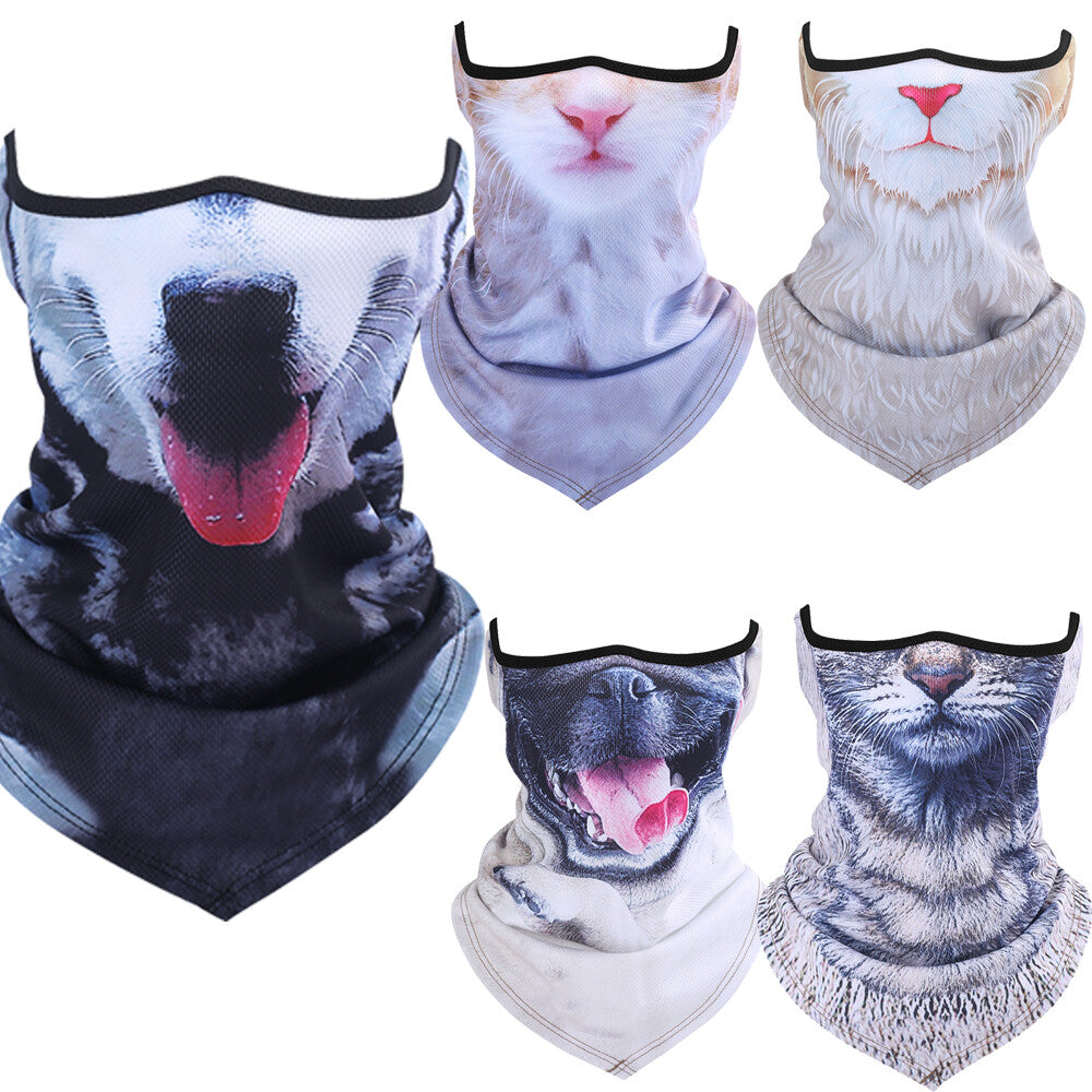 Animal Ears Hood Balaclava Full Face Cover for Winter Ski & Outdoor Activities