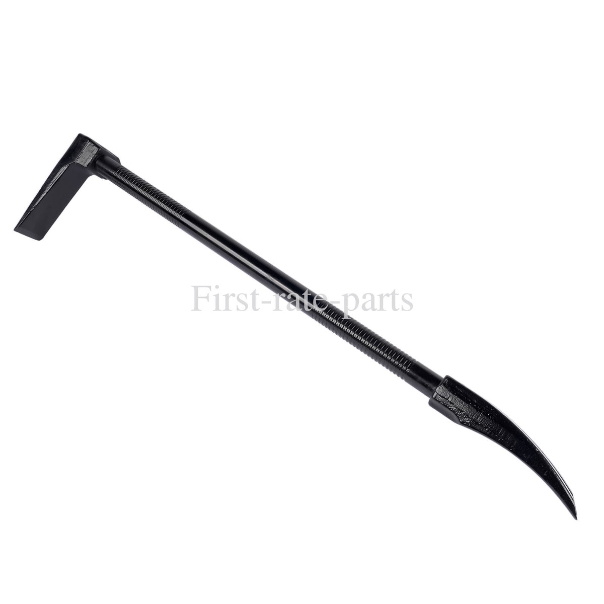 30-Inch Black Breacher Pry Bar - Drop-Forged Steel Fire & Rescue Tool